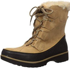 JBU Brunswick Fur Tan and Black Winter Boot - 6.5